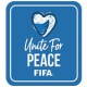 Coupe du Monde de la FIFA 2026 Unite for Peace Écusson Édition Bleu Roi  + €6,00 