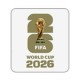 Écusson Or de la Coupe du Monde de la FIFA 2026 - Version pour Maillot Foncé  + €6,00 