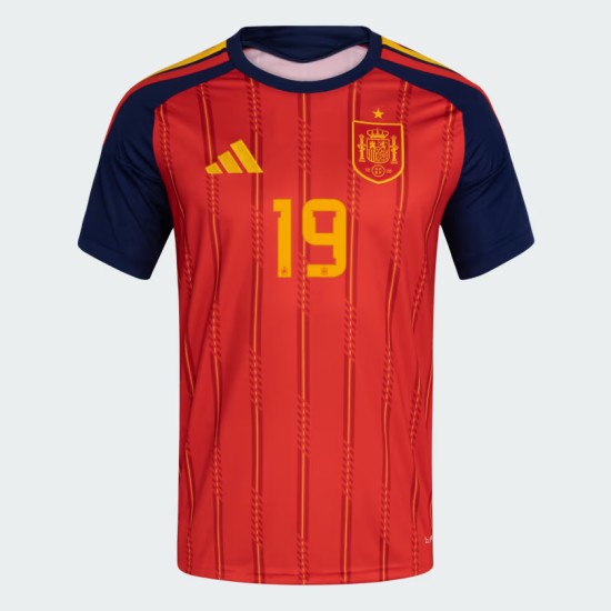 Maillot Officiel Domicile Espagne 2026 Homme LAMINE YAMAL #19 Maillot Officiel Domicile Espagne 2026 Homme LAMINE YAMAL #19
