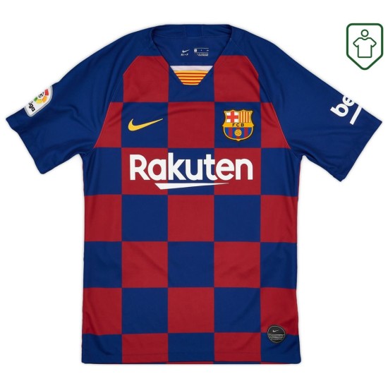 Homme Maillot rétro domicile FC Barcelone 2019/20 Messi #10 Homme Maillot rétro domicile FC Barcelone 2019/20 Messi #10