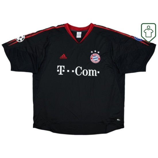Homme Maillot rétro Bayern Munich 2004/05 Ballack #13