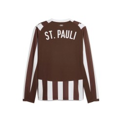 Maillot domicile manches longues FC St. Pauli 2025/26 homme Maillot domicile manches longues FC St. Pauli 2025/26 homme