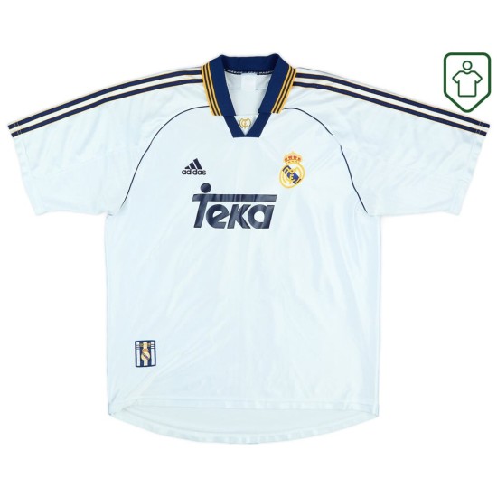 Homme Maillot rétro domicile Real Madrid 1998/00 Raul #7