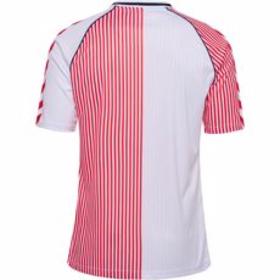 Maillot Retro Danemark 86 Blanc Homme Maillot Retro Danemark 86 Blanc Homme