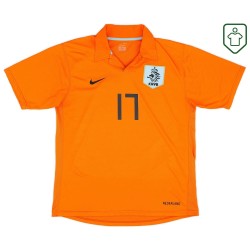 Homme Maillot rétro domicile Pays-Bas 2006/08 V. Persie #17