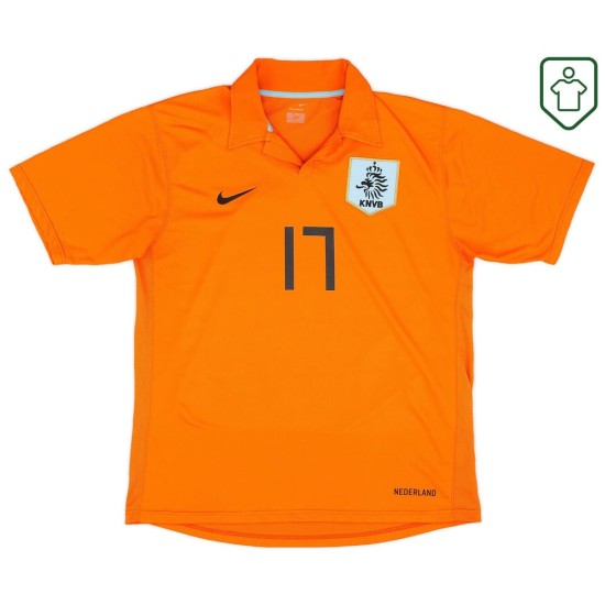 Homme Maillot rétro domicile Pays-Bas 2006/08 V. Persie #17 Homme Maillot rétro domicile Pays-Bas 2006/08 V. Persie #17