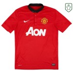 Maillot rétro domicile homme Manchester United 2013/14 Chicharito #14 Maillot rétro domicile homme Manchester United 2013/14 Chicharito #14