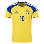 Maillot Domicile Authentique Suède 2026 Homme IBRAHIMOVIĆ #10
