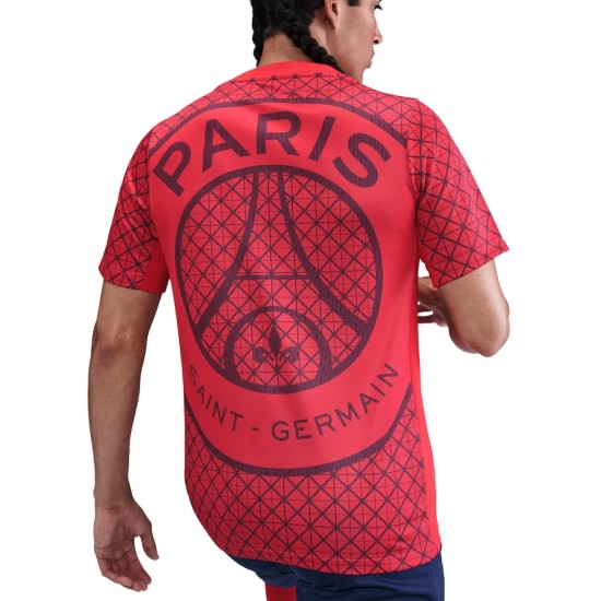 Homme Maillot échauffement third PSG 2025/26 - Rouge Homme Maillot échauffement third PSG 2025/26 - Rouge