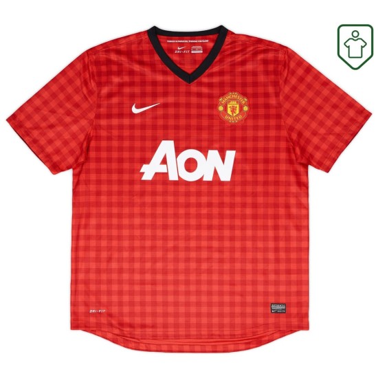 Maillot rétro domicile homme Manchester United 2012/13 Rooney #10 Maillot rétro domicile homme Manchester United 2012/13 Rooney #10