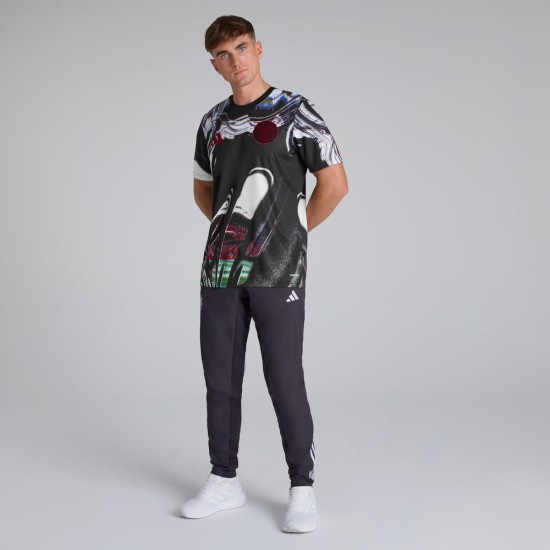 Homme Manchester United 2025/26 Troisième Maillot Pré-Match - Noir