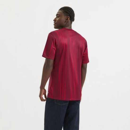 Homme Arsenal 2025/26 Troisième Maillot d’Échauffement – Rouge