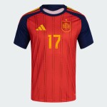 Maillot Officiel Domicile Espagne 2026 Enfant WILLIAMS JR. #17