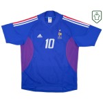 Homme Maillot rétro domicile France 2002/04 Zidane #10