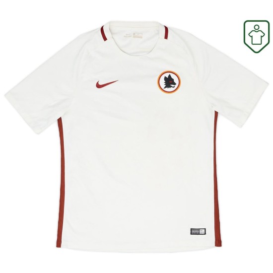 Homme Maillot extérieur rétro Roma 2016/17 Džeko #9