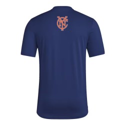 Troisième maillot AEROREADY à fermeture homme New York City FC 2025 - Marine Troisième maillot AEROREADY à fermeture homme New York City FC 2025 - Marine