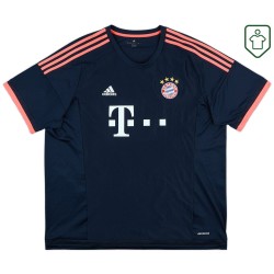 Homme Maillot rétro Bayern Munich 2015/16 Thiago #6 Homme Maillot rétro Bayern Munich 2015/16 Thiago #6