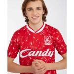 Maillot Rétro Domicile Candy Homme Liverpool 1989/91 Maillot Rétro Domicile Candy Homme Liverpool 1989/91