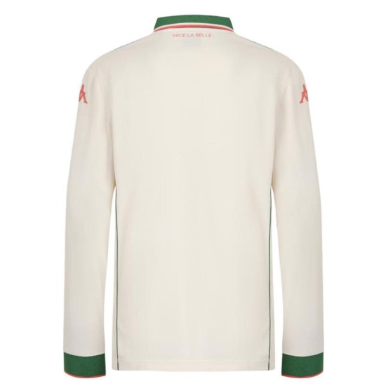 Homme OGC Nice 2025/26 Maillot Extérieur Manches Longues