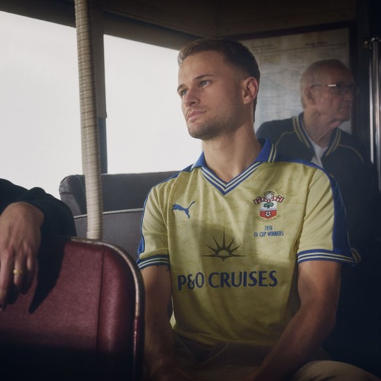 Femme Southampton saison 2025/26 50e anniversaire maillot