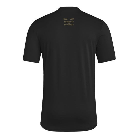 Troisième maillot AEROREADY à fermeture homme Los Angeles FC 2025 - Noir