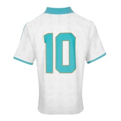Maillot Retro King OM #10 - Blanc Homme Maillot Retro King OM #10 - Blanc Homme