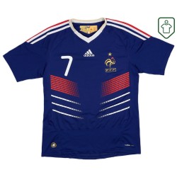 Homme Maillot rétro domicile France 2009/10 Ribéry #7 Homme Maillot rétro domicile France 2009/10 Ribéry #7