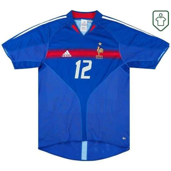Homme Maillot rétro domicile France 2004/06 Henry #12