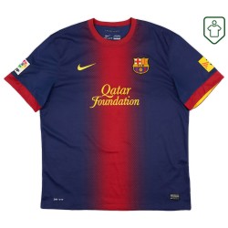 Homme Maillot rétro domicile FC Barcelone 2012/13 Messi #10