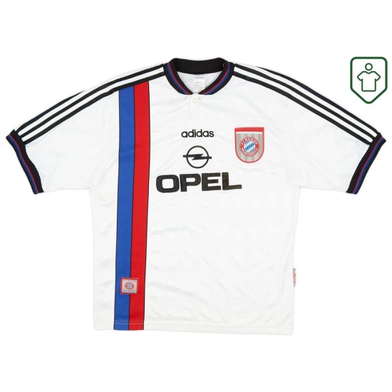 Homme Maillot extérieur rétro Bayern Munich 1996/98 Klinsmann #18 Homme Maillot extérieur rétro Bayern Munich 1996/98 Klinsmann #18