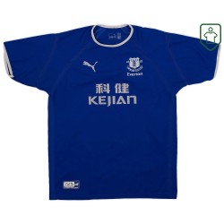 Maillot rétro domicile homme Everton 2003/04 Gravesen #16 Maillot rétro domicile homme Everton 2003/04 Gravesen #16