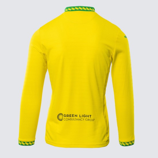 Maillot Domicile Manches Longues Femme Norwich City 2025/26 Maillot Domicile Manches Longues Femme Norwich City 2025/26