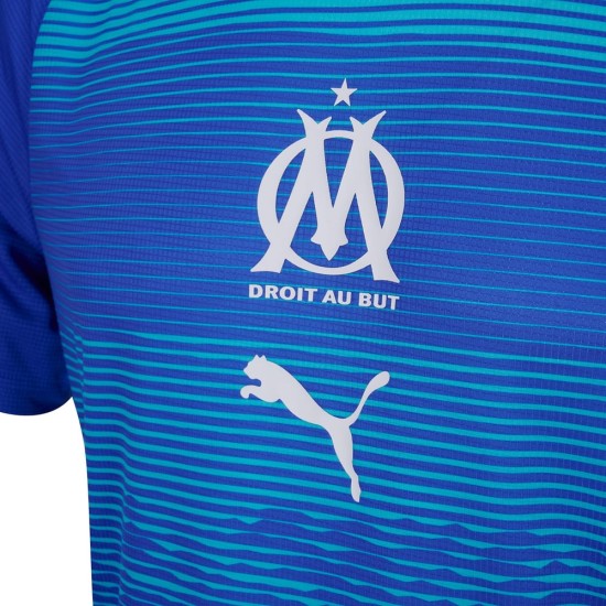 Maillot Third d’Échauffement Enfant Olympique de Marseille 2025/26 – Bleu
