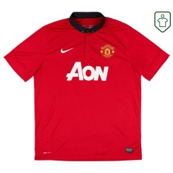 Maillot rétro domicile homme Manchester United 2013/14 Vidic #15
