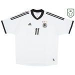 Homme Maillot rétro domicile Allemagne 2002/04 Klose #11 Homme Maillot rétro domicile Allemagne 2002/04 Klose #11