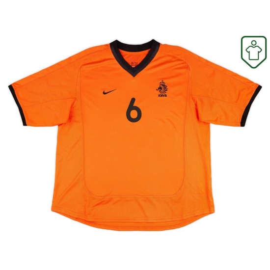 Homme Maillot rétro domicile Pays-Bas 2000/02 Seedorf #6 Homme Maillot rétro domicile Pays-Bas 2000/02 Seedorf #6