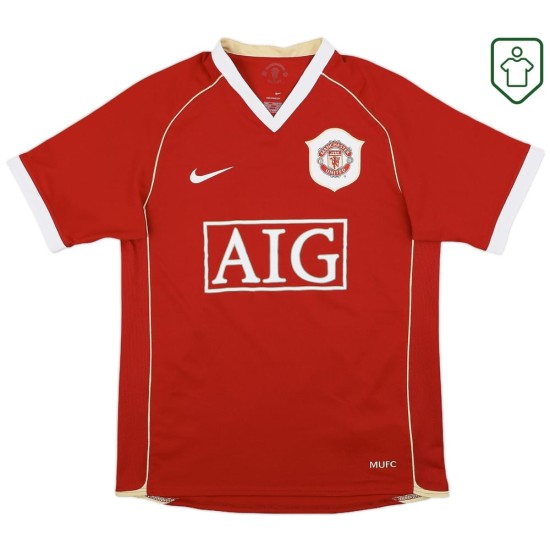 Maillot rétro domicile homme Manchester United 2006/07 Rooney #8