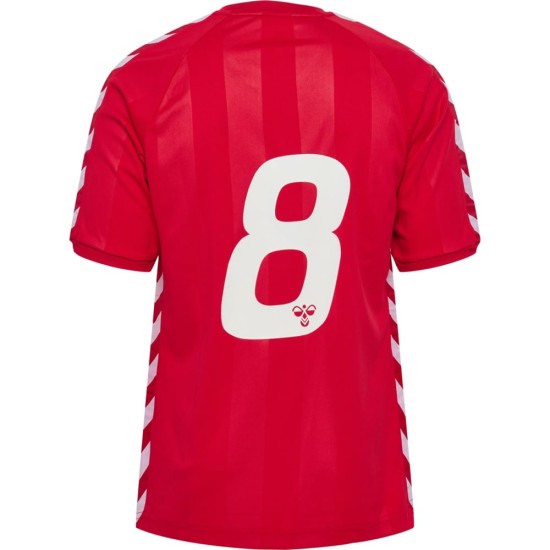 Maillot rétro iconique Danemark 1983 #8 Enfant