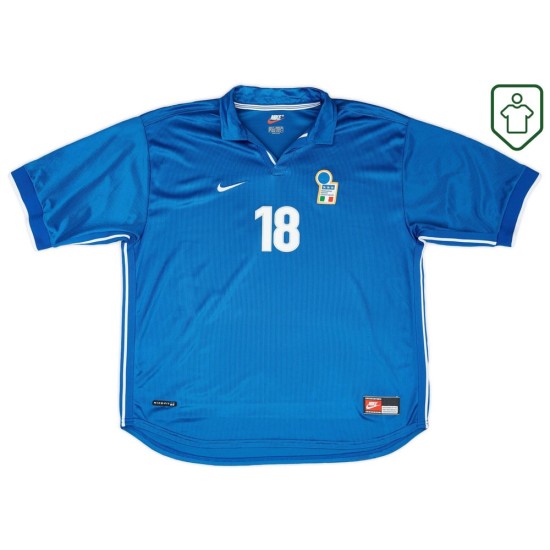 Homme Maillot rétro domicile Italie 1997/98 Baggio R. #18