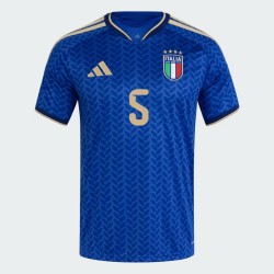 Maillot Officiel Domicile Italie 2026 Homme CALAFIORI #5 Maillot Officiel Domicile Italie 2026 Homme CALAFIORI #5