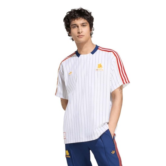 Homme Maillot Troisième Roma 2025/26 Terrace Icons - Blanc Homme Maillot Troisième Roma 2025/26 Terrace Icons - Blanc