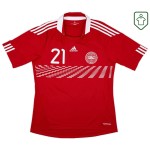 Homme Maillot rétro domicile Danemark 2010/11 Eriksen #21