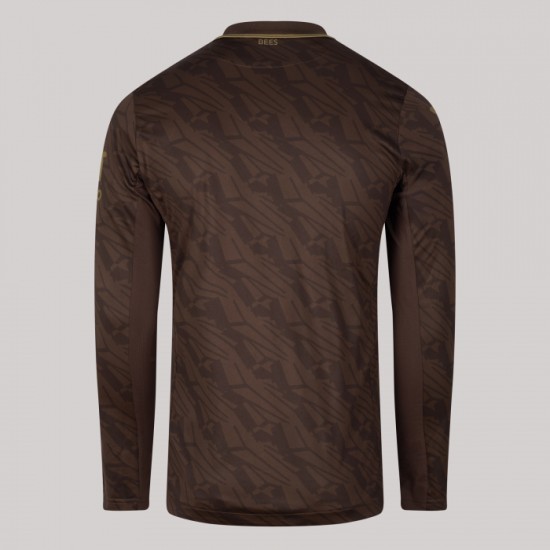 Homme Maillot Manches Longues Extérieur Brentford 2025/26 Homme Maillot Manches Longues Extérieur Brentford 2025/26