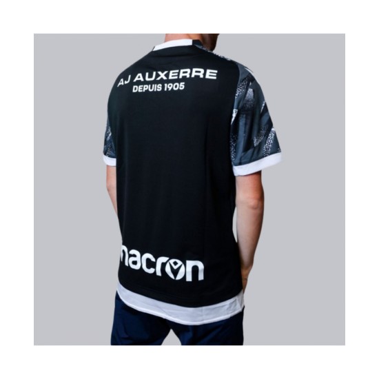 Maillot d'échauffement troisième AJ Auxerre 2025/26 homme - Noir Maillot d'échauffement troisième AJ Auxerre 2025/26 homme - Noir