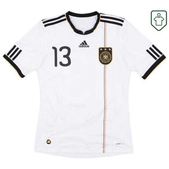 Homme Maillot rétro domicile Allemagne 2010/11 Müller #13