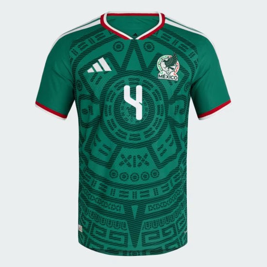Maillot Officiel Domicile Mexique 2026 Homme E. ÁLVAREZ #4 Maillot Officiel Domicile Mexique 2026 Homme E. ÁLVAREZ #4