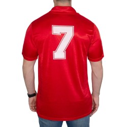 Maillot Retro Espagne 1982 Coupe du Monde #7 Homme Maillot Retro Espagne 1982 Coupe du Monde #7 Homme