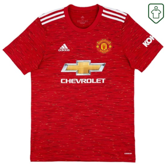 Maillot rétro domicile homme Manchester United 2020/21 Rashford #10