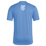 Troisième maillot AEROREADY à fermeture enfant New York City FC 2025 - Bleu Troisième maillot AEROREADY à fermeture enfant New York City FC 2025 - Bleu