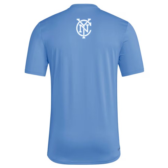 Troisième maillot AEROREADY à fermeture enfant New York City FC 2025 - Bleu Troisième maillot AEROREADY à fermeture enfant New York City FC 2025 - Bleu